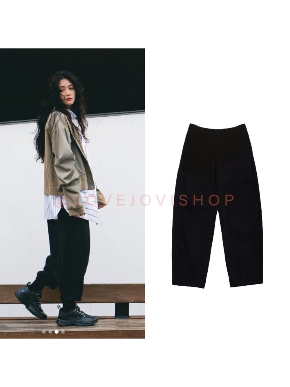 Streetwear | Atsuro Tayama Black Twill Wide Barrel Pants Japan Runway Minimalist